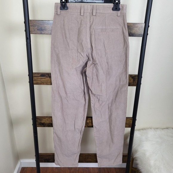 NWT COS beige straight leg corduroy chino pants size 2 - Picture 6 of 9